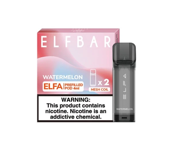 Картриджі для вейпу Elf Bar Elfa 2 мл 5% Watermelon 2 шт. (Кавун)